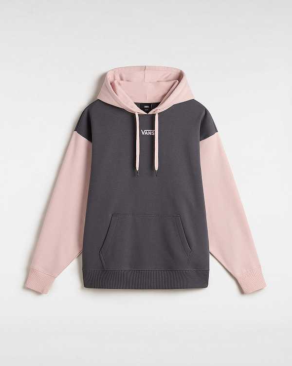 Pink Women Vans Colorblock Hoodie Canada | VN3058416