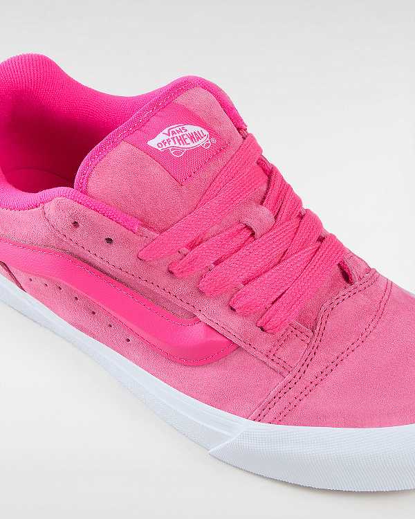 Pink Women Vans Knu Skool Skate Shoes Canada | VN0625394