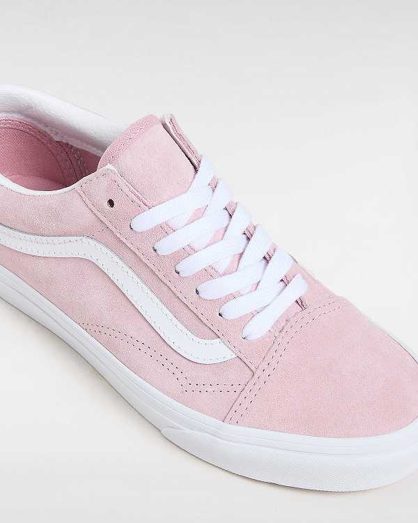 Pink Women Vans Pig Suede Old Skool Sneakers Canada | VN0513789