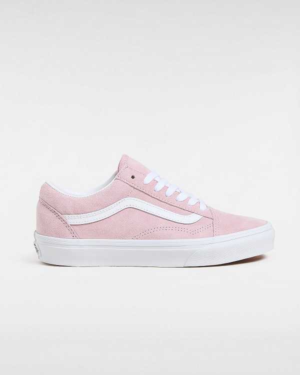 Pink Women Vans Pig Suede Old Skool Sneakers Canada | VN0513789