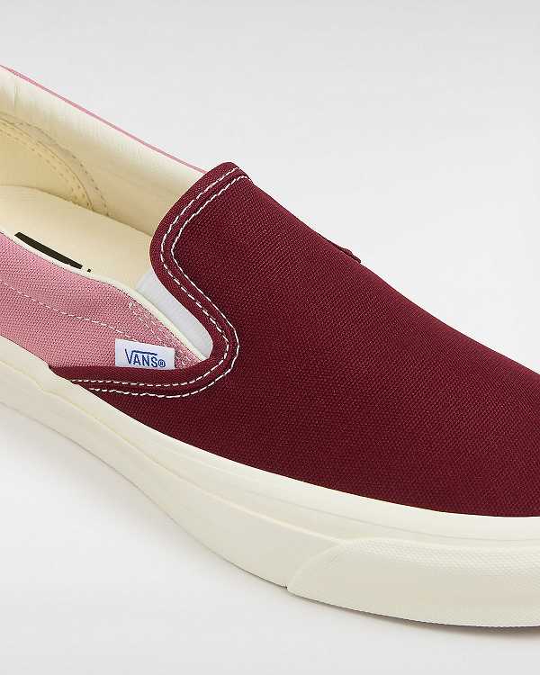 Pink Women Vans Premium 98 Slip On Shoes Canada | VN9234056