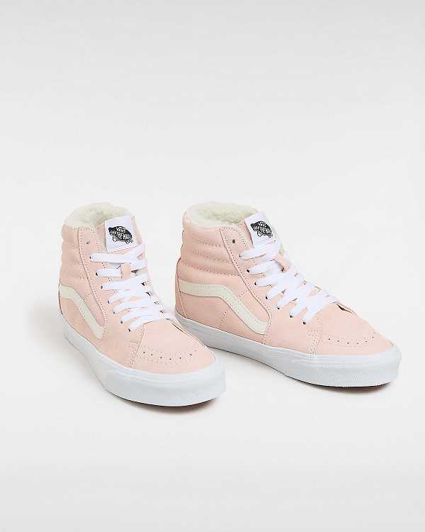 Pink Women Vans Sk8-Hi Skate Shoes Canada | VN0973486