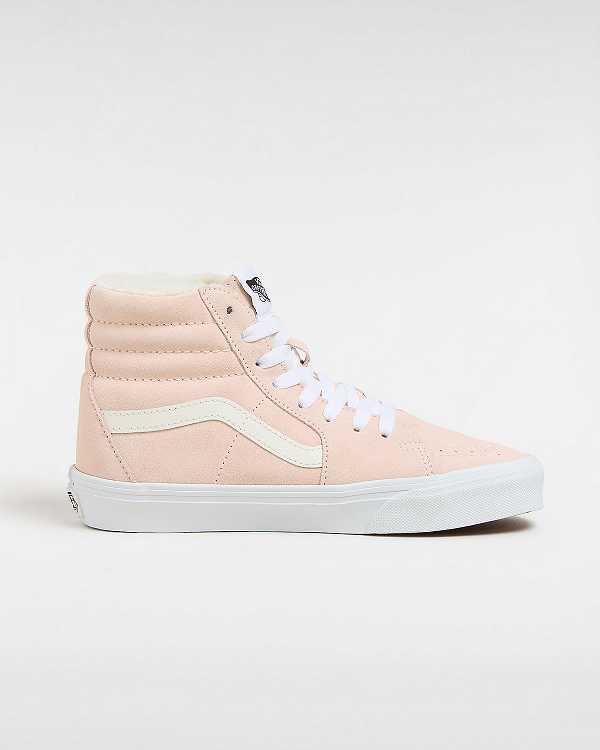 Pink Women Vans Sk8-Hi Skate Shoes Canada | VN0973486