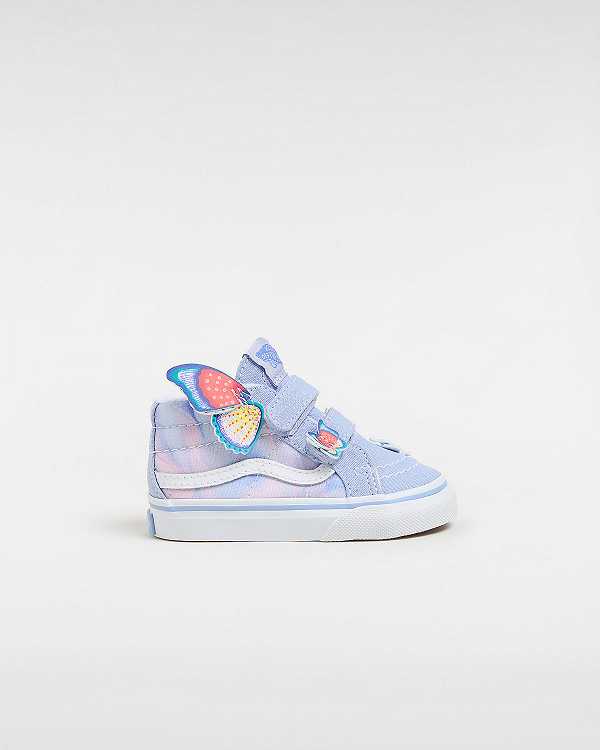 Purple Kids\' Vans Sk8-Mid Reissue Hook and Loop (1-4 Years) Sneakers Canada | VN9168203