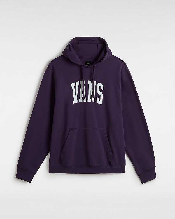 Purple Men Vans Arched Hoodie Canada | VN4796285
