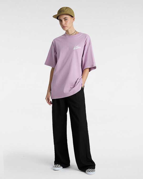 Purple Men Vans Dettori Loose Fit T Shirts Canada | VN9247835