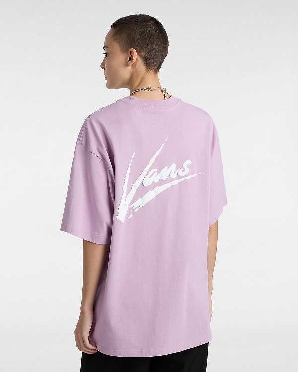 Purple Men Vans Dettori Loose Fit T Shirts Canada | VN9247835