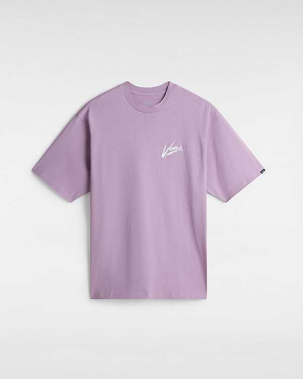 Purple Men Vans Dettori Loose Fit T Shirts Canada | VN9247835