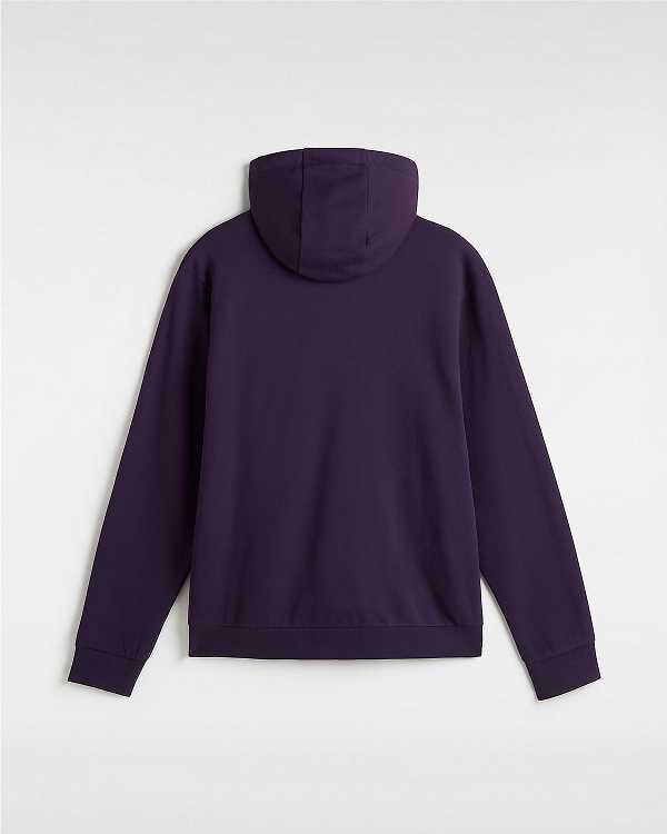 Purple Men Vans Essential Relaxed Hoodie Canada | VN7652109