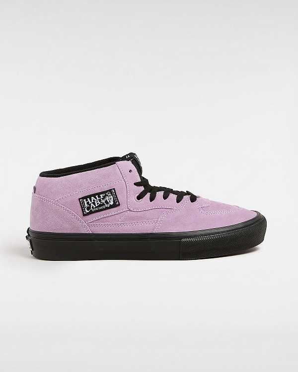 Purple Men Vans Half Cab Skate Shoes Canada | VN9310578