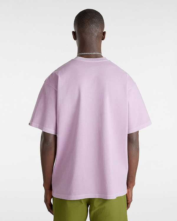 Purple Men Vans Hyper Patch Pocket T Shirts Canada | VN2410653