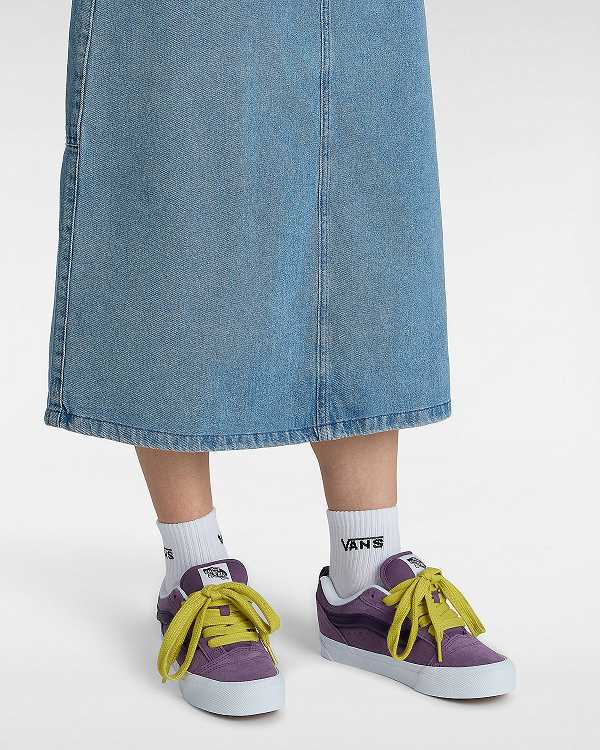 Purple Men Vans Knu Skool Sneakers Canada | VN0274863