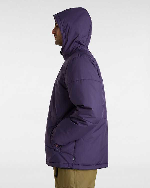 Purple Men Vans MTE Norris Puffer Jacket Canada | VN0734168