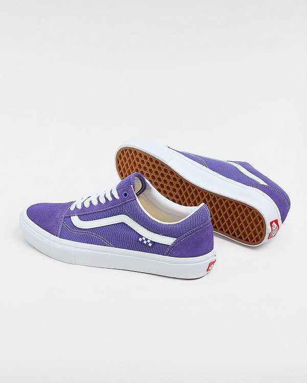 Purple Men Vans Old Skool Skate Shoes Canada | VN1537028