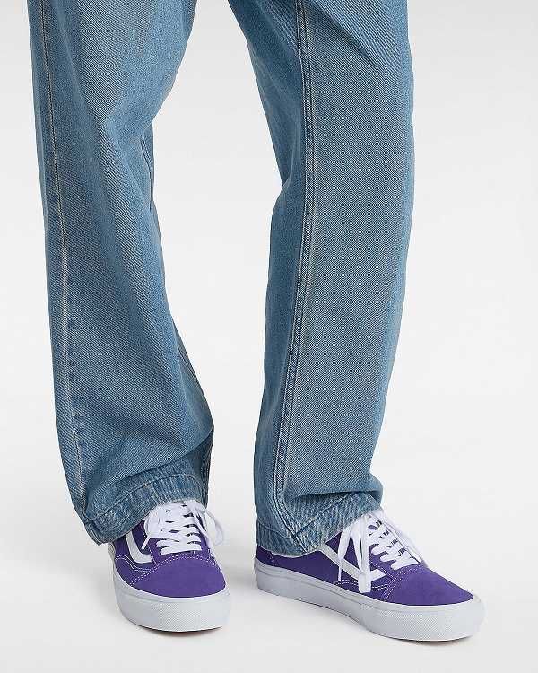 Purple Men Vans Old Skool Skate Shoes Canada | VN1537028