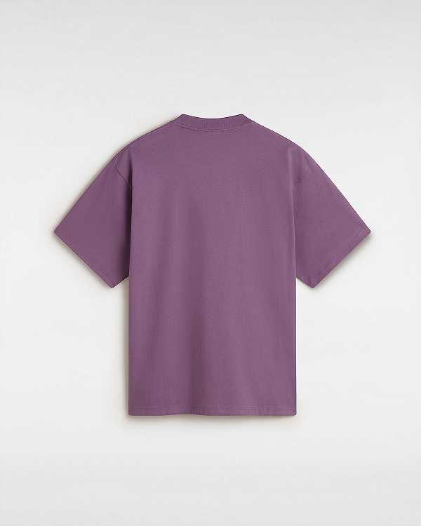 Purple Men Vans Original Standards T Shirts Canada | VN9234815
