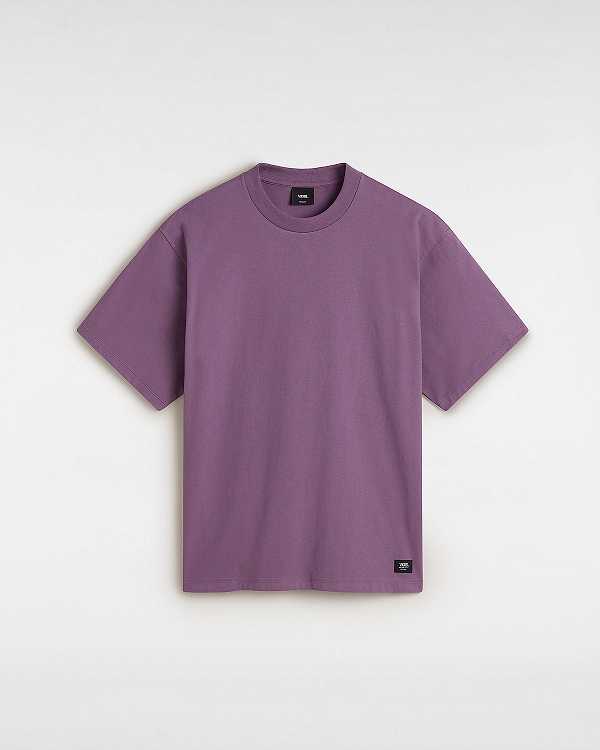 Purple Men Vans Original Standards T Shirts Canada | VN9234815