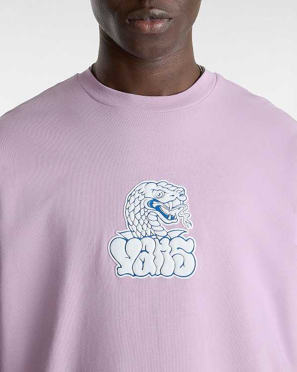 Purple Men Vans Rattler T Shirts Canada | VN0427695