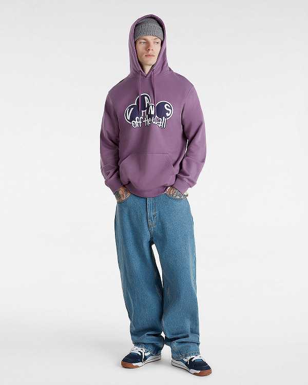 Purple Men Vans Scuttle Hoodie Canada | VN6387524