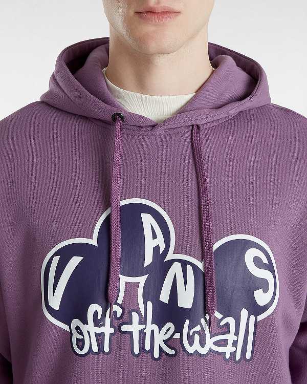 Purple Men Vans Scuttle Hoodie Canada | VN6387524