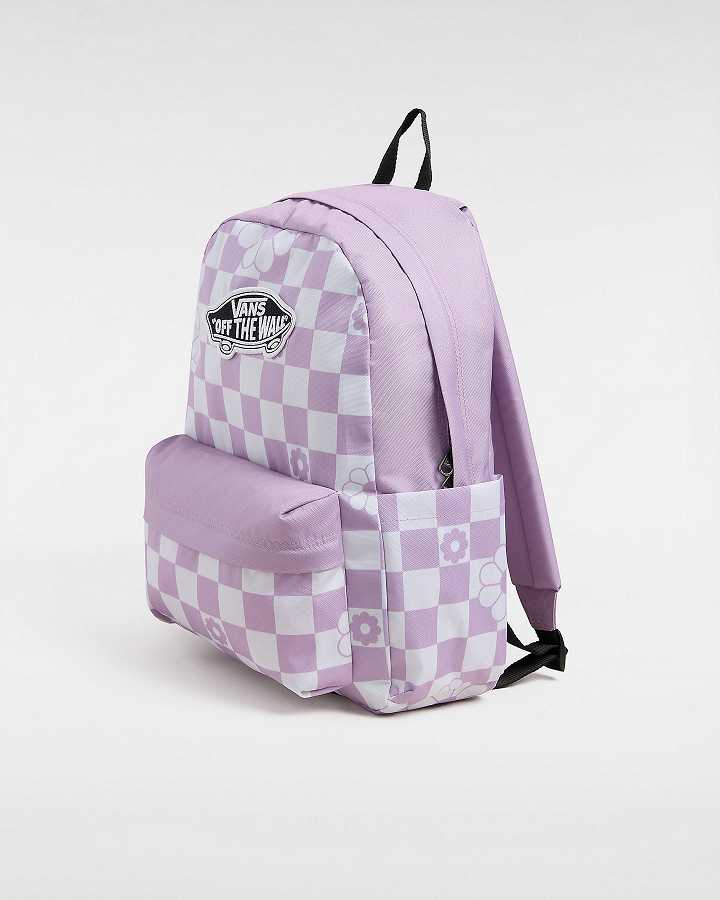 Purple Unisex Vans Old Skool Classic Backpacks Canada | VN6318405