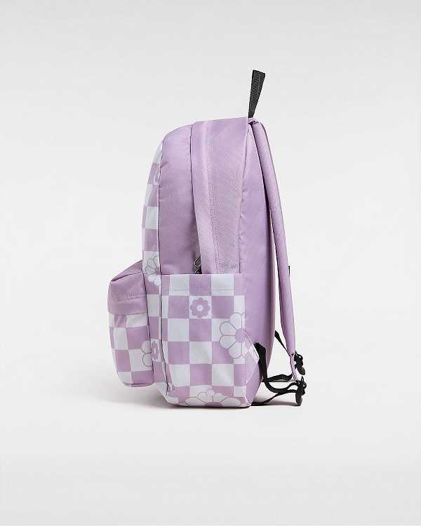 Purple Unisex Vans Old Skool Classic Backpacks Canada | VN6318405