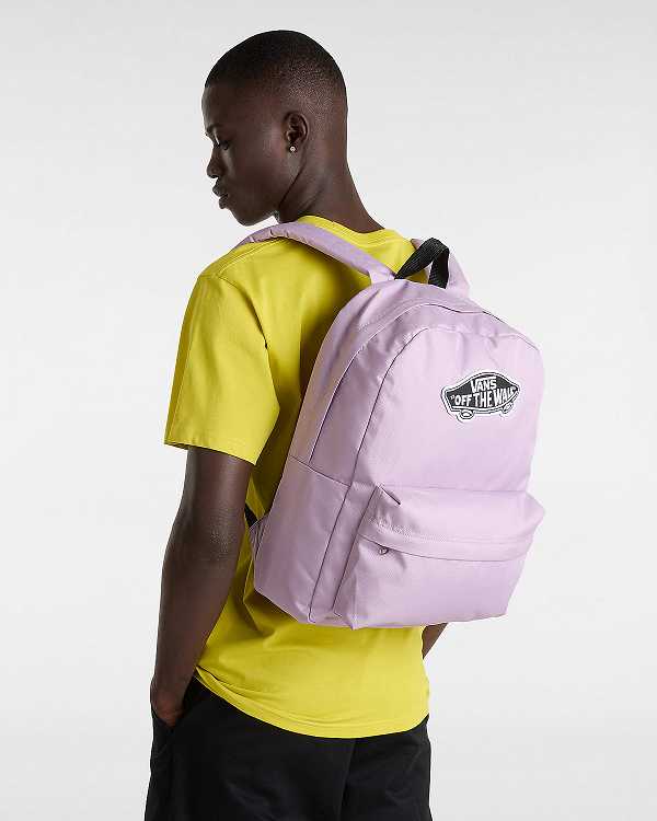 Purple Unisex Vans Old Skool Classic Backpacks Canada | VN9354218