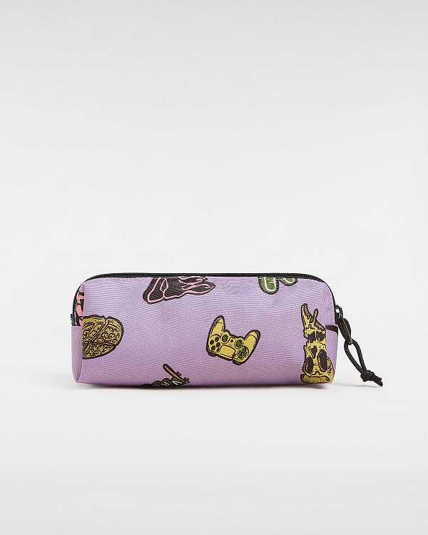 Purple Unisex Vans Old Skool Pencil Pouches Canada | VN8674913