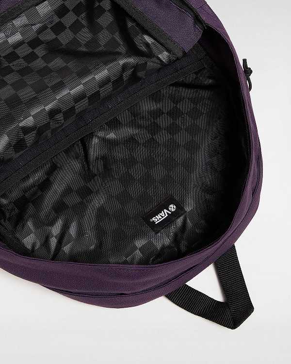 Purple Unisex Vans Old Skool Trek Backpacks Canada | VN2683450
