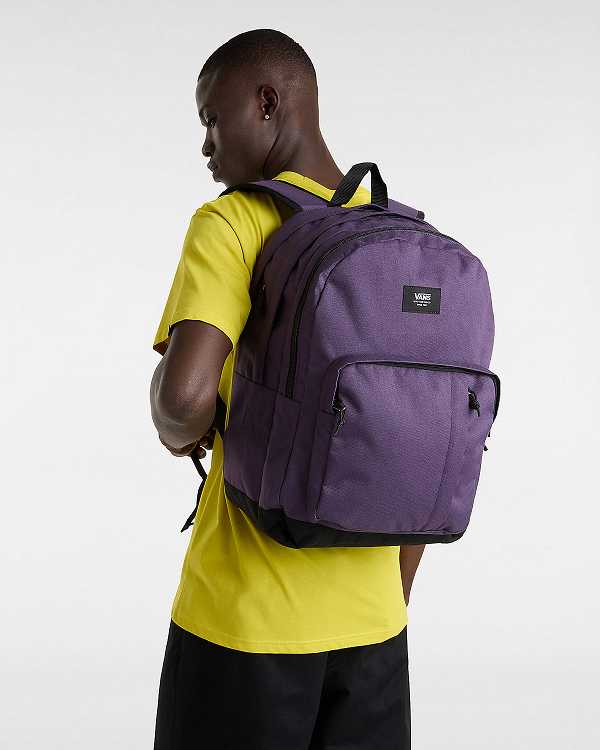 Purple Unisex Vans Old Skool Trek Backpacks Canada | VN2683450