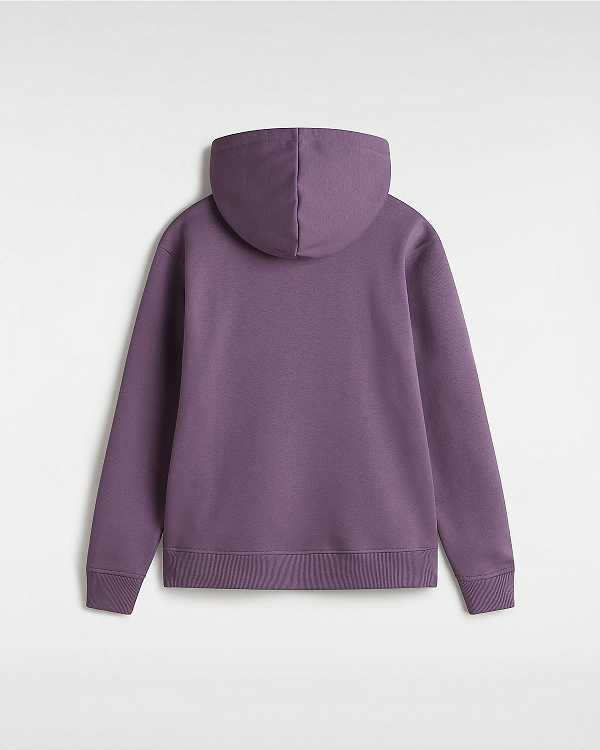 Purple Women Vans Classic V Boyfriend Fit Hoodie Canada | VN6975438