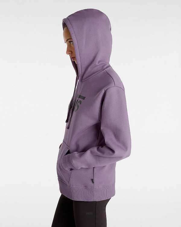 Purple Women Vans Classic V Boyfriend Fit Hoodie Canada | VN6975438