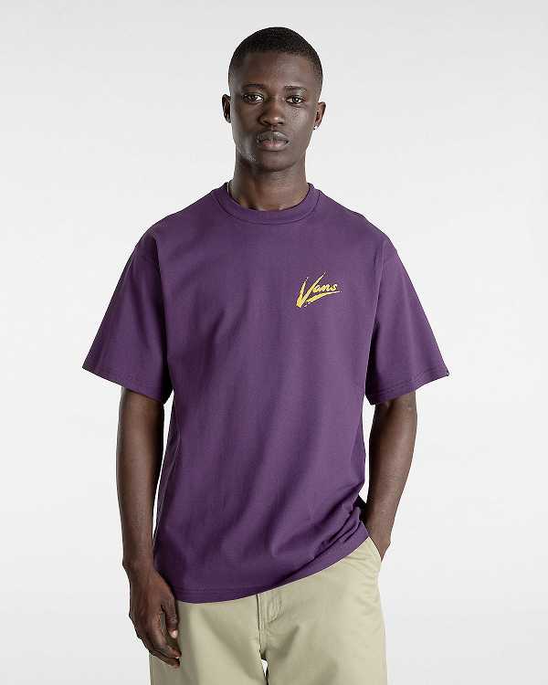 Purple Women Vans Dettori Loose Fit T Shirts Canada | VN5174093