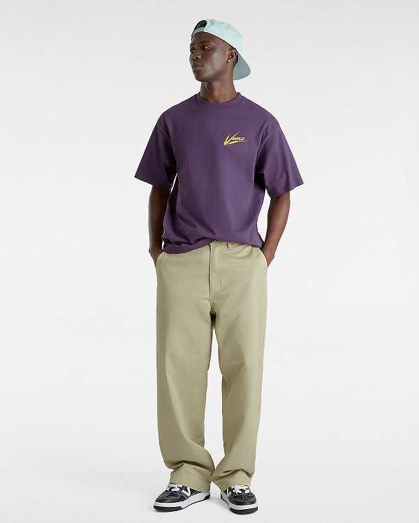 Purple Women Vans Dettori Loose Fit T Shirts Canada | VN5174093