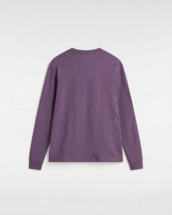Purple Women Vans Flying V Classic Long Sleeve T Shirts Canada | VN8731940