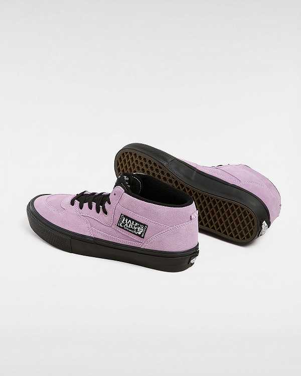 Purple Women Vans Half Cab Skate Shoes Canada | VN5162479