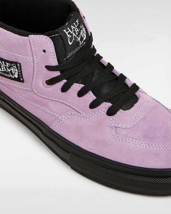 Purple Women Vans Half Cab Skate Shoes Canada | VN5162479