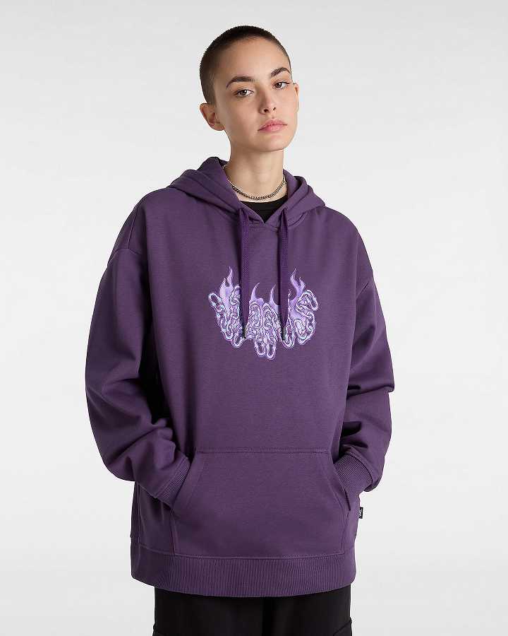Purple Women Vans Hot Links Hoodie Canada | VN9183056