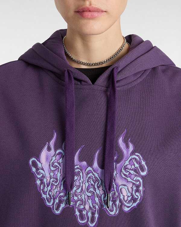 Purple Women Vans Hot Links Hoodie Canada | VN9183056