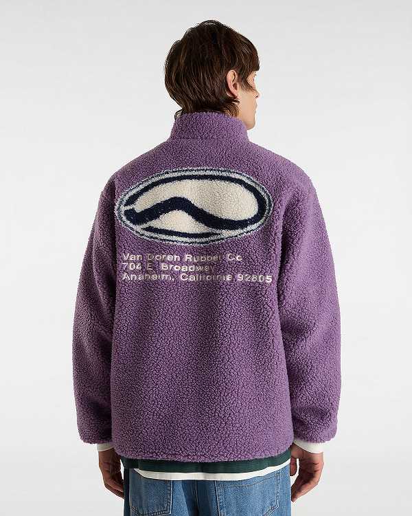 Purple Women Vans Jazzy Full Zip Jacket Canada | VN0582639
