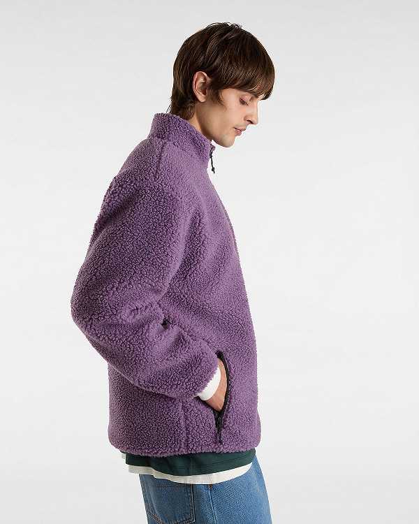 Purple Women Vans Jazzy Full Zip Jacket Canada | VN0582639