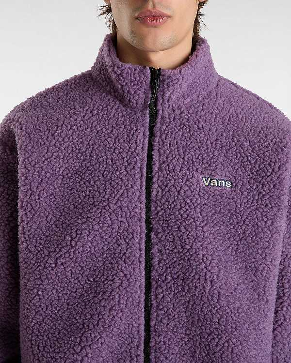 Purple Women Vans Jazzy Full Zip Jacket Canada | VN0582639