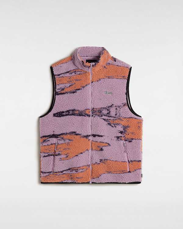 Purple Women Vans Slip Stream Sherpa Vest Canada | VN4720168