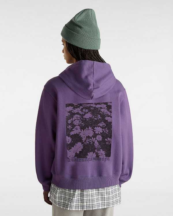 Purple Women Vans Wellness Blousant Hoodie Canada | VN3074269