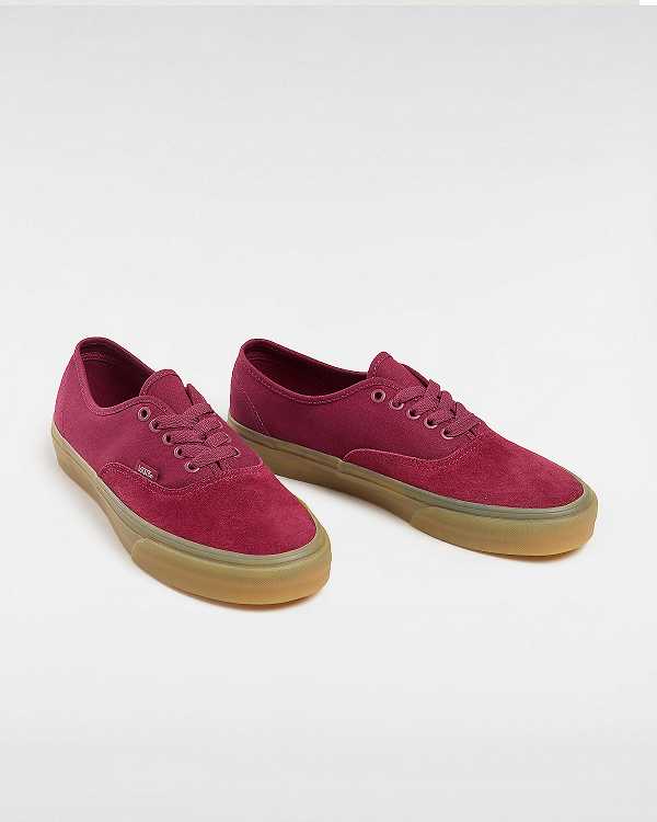 Red Men Vans Authentic Sneakers Canada | VN0419658