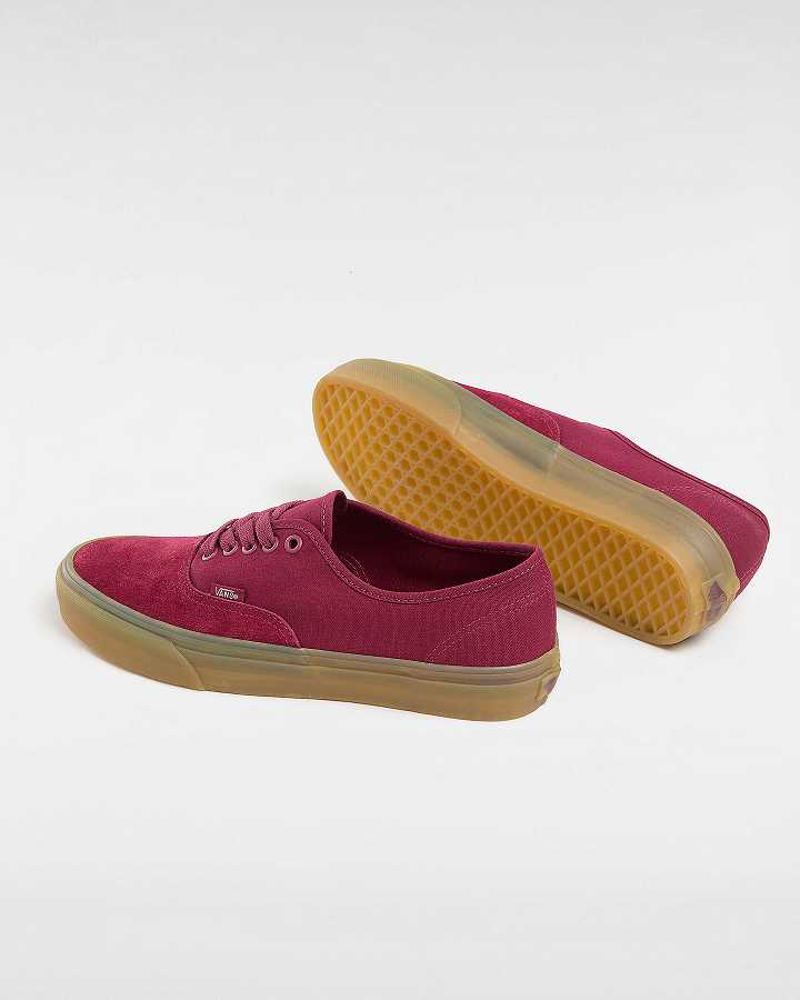Red Men Vans Authentic Sneakers Canada | VN0419658
