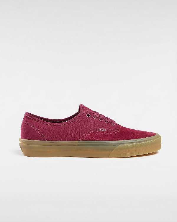 Red Men Vans Authentic Sneakers Canada | VN0419658