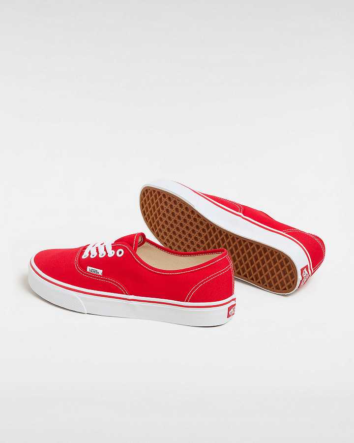Red Men Vans Authentic Sneakers Canada | VN7054821