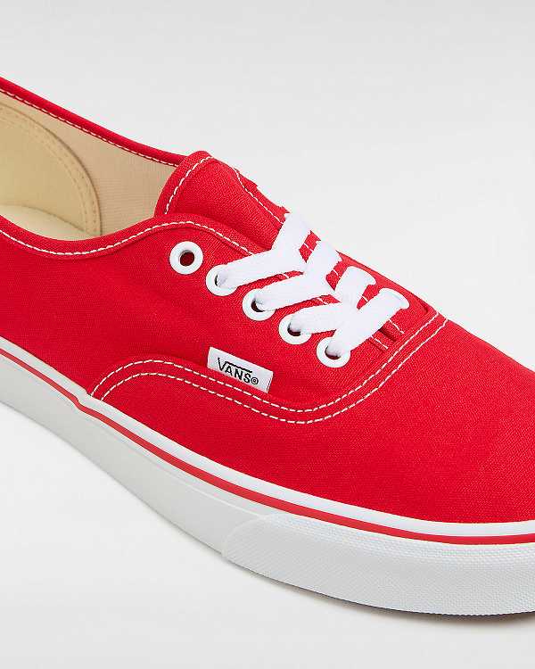 Red Men Vans Authentic Sneakers Canada | VN7054821