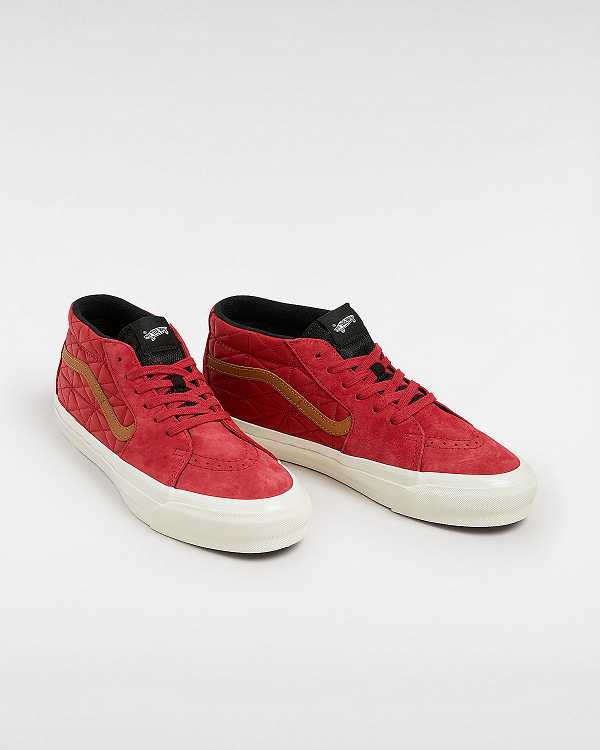 Red Men Vans Premium Sk8-Mid 83 Sneakers Canada | VN2679351